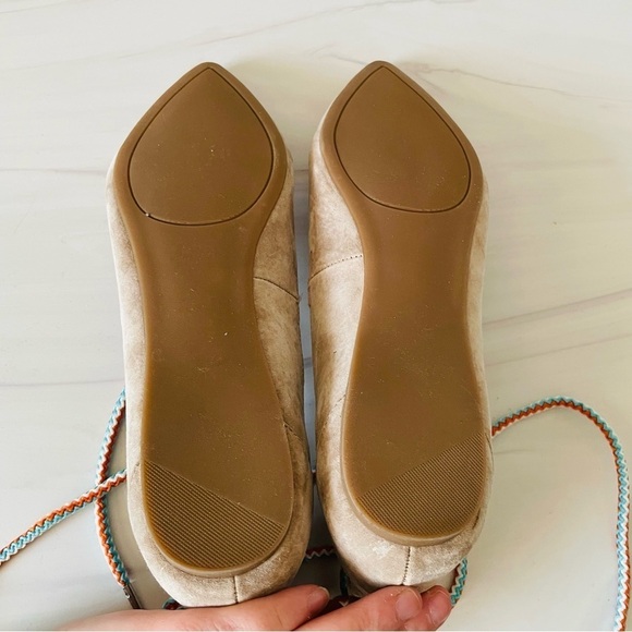 Steve Madden Emilie Lace-Up Shoes Gray with Multiple Colored Laces-Size 7.5 NWOT - Picture 6 of 7